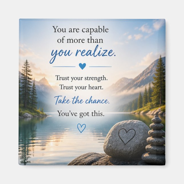 Íman Inspirador Motivacional  (Frente)