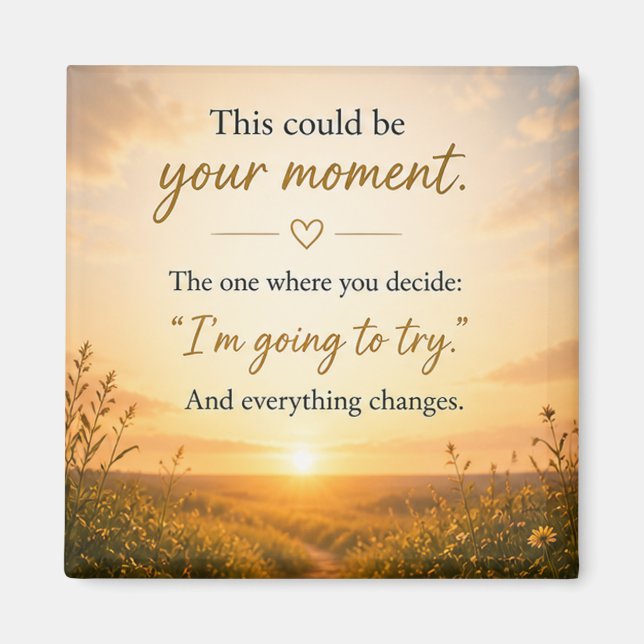 Íman Inspirador Motivacional  (Frente)