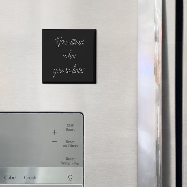 Íman Inspirational Motivational Custom Quotes Design (In Situ (Fridge))