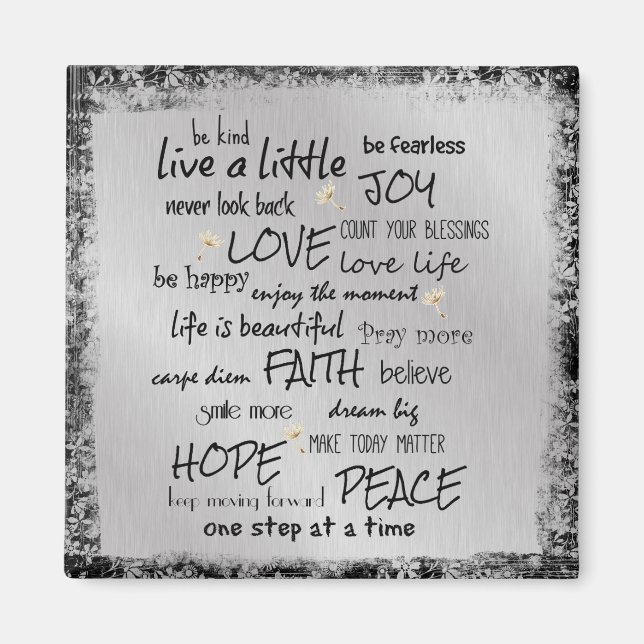 Íman Inspire e motive afirmações de citação (Frente)