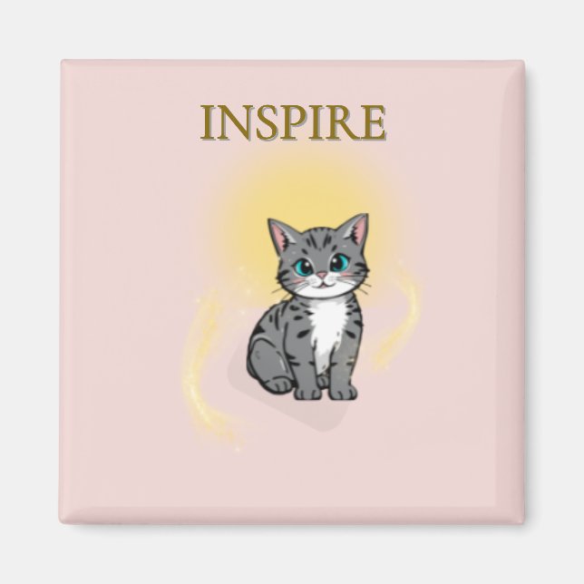 Íman Inspire Kitten Magnet (Frente)
