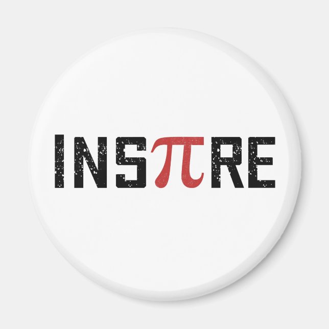 Íman InsPire Pi dia | Presentes de Matemática Feliz Pi- (Frente)