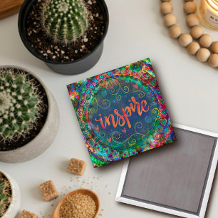 Íman "Inspire" UMA PALAVRA "Inspire"