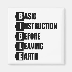 Íman Instrução básica antes de deixar a BÍBLIA da Terra