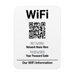 Íman Instruções WiFi com código QR