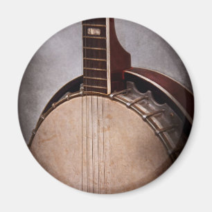 Íman Instrumento - Corda - Um banjo típico