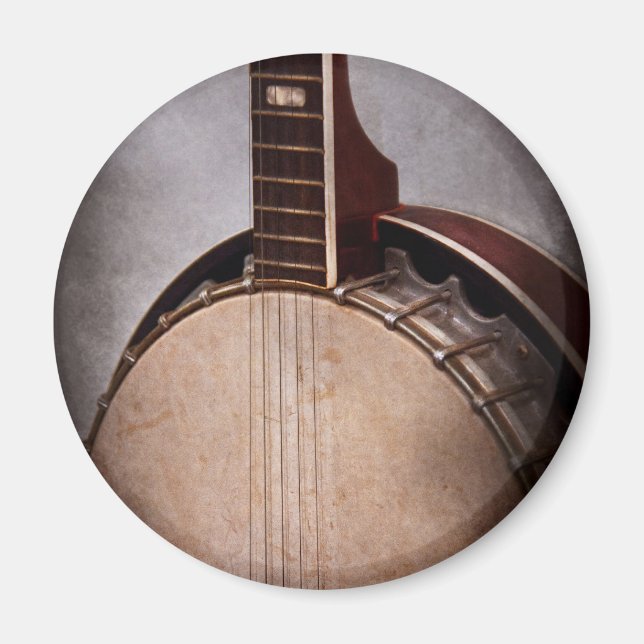 Íman Instrumento - Corda - Um banjo típico (Frente)