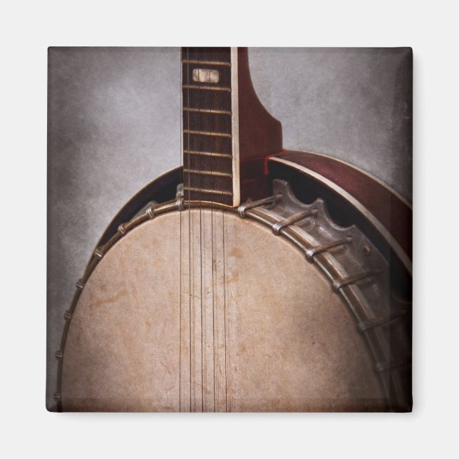 Íman Instrumento - Corda - Um banjo típico (Frente)