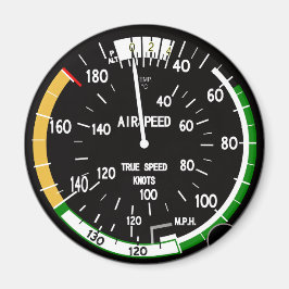 Íman Instrumento de Voo Indicador de Velocidade da Aero