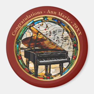 Íman Instrumento Musical de Piano Personalizado