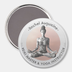 Íman Instrutor de Meditação de Yoga Mestre de Reiki Pos