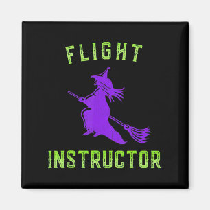 Íman Instrutor de voo Witch Halloween