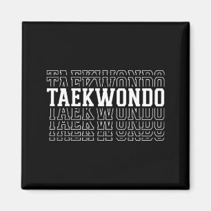 Íman Instrutor Treinador de Taekwondo Texto Engraçado C