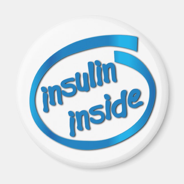 Íman Insulina Dentro (Frente)