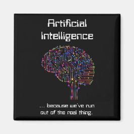 Íman Inteligência artificial versus coisa real