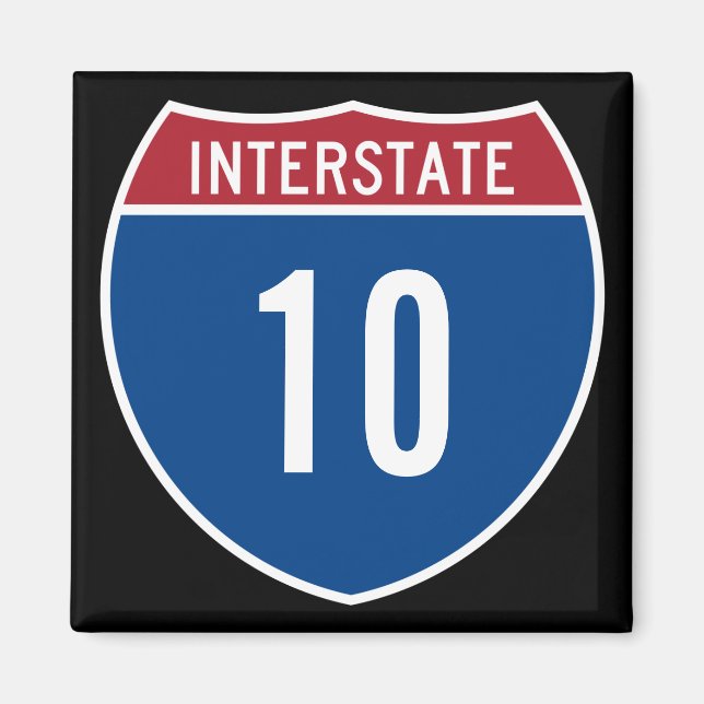 Íman Interestadual 10 (Frente)
