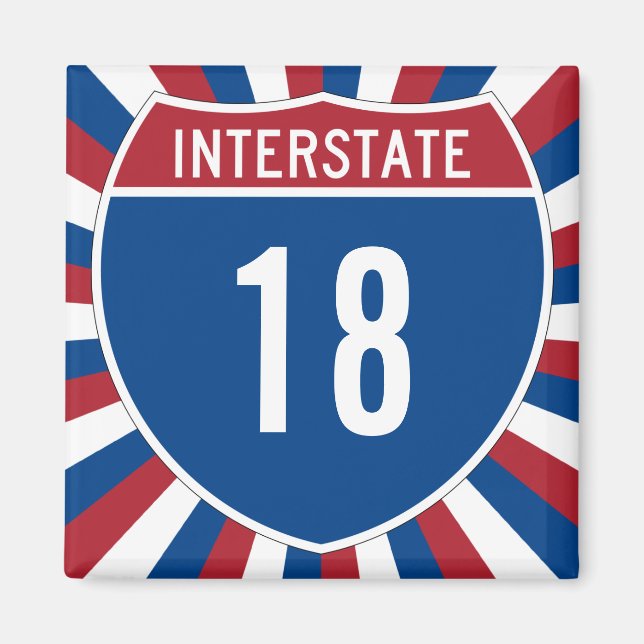 Íman Interestadual 18 (Frente)