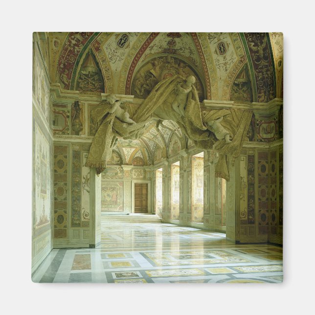 Íman Interior com vista aos anjos esculpidos (Frente)