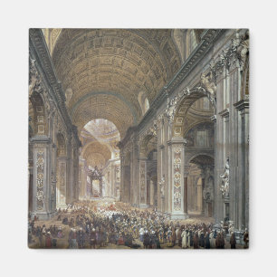 Íman Interior da Rua. Peter's, Roma, 1867