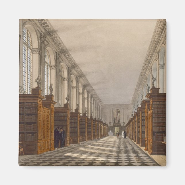 Íman Interior da Trinity College Library, Cambridge, fr (Frente)