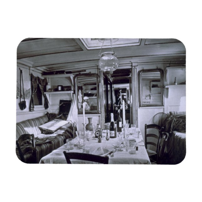 Íman Interior de um Barco Nilo (foto b&w) (Horizontal)