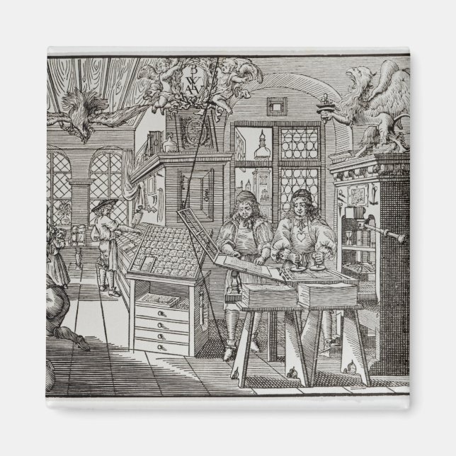 Íman Interior de um centro de impressão em Nuremberga (Frente)