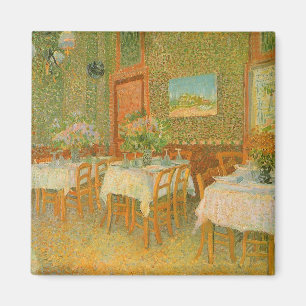 Íman Interior de um restaurante por Vincent van Gogh