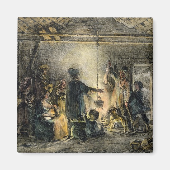 Íman Interior de uma cabana do Mineiro do Carvão (Frente)