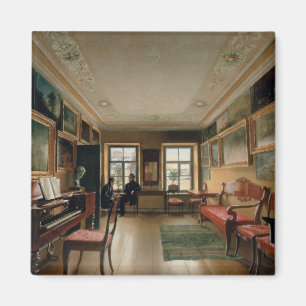 Íman Interior de uma casa senhorial, 1830s
