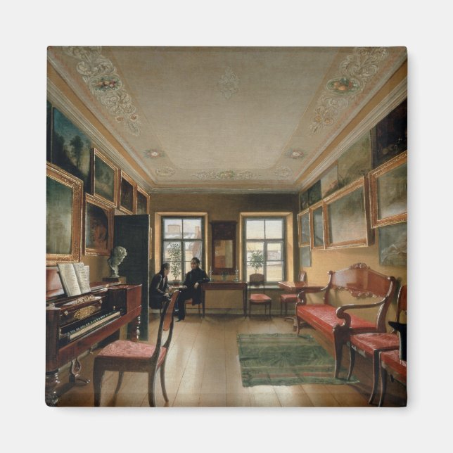 Íman Interior de uma Manor House, 1830 (Frente)