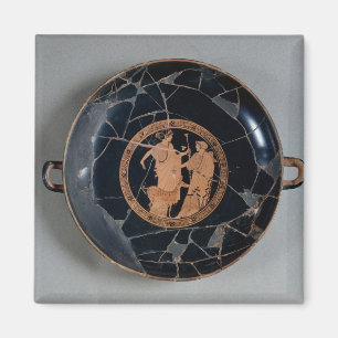 Íman Interior de uma vermelho-figura copo do sótão