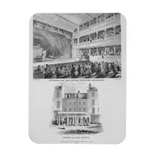 Íman Interior do teatro pequeno, Haymarket em Londo