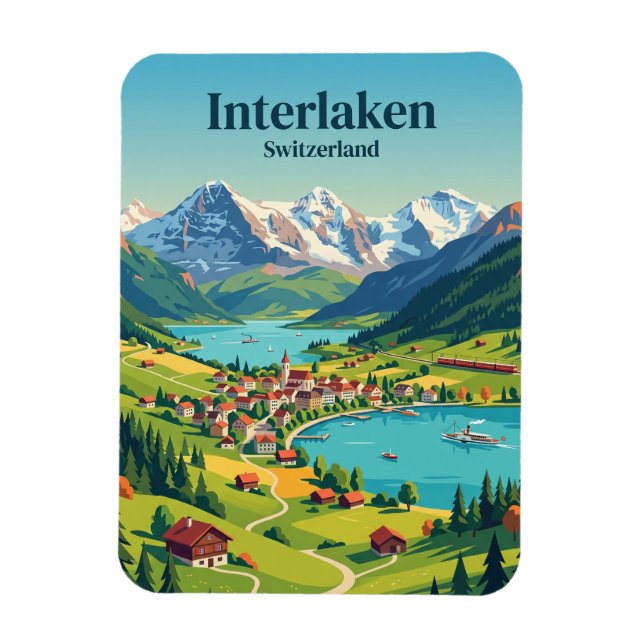 Íman Interlaken Suíça (Vertical)