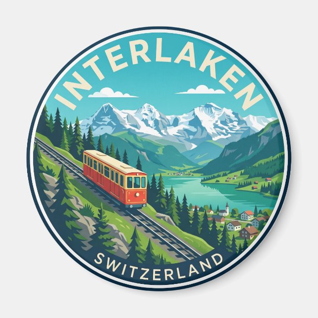 Íman Interlaken Suíça (Frente)