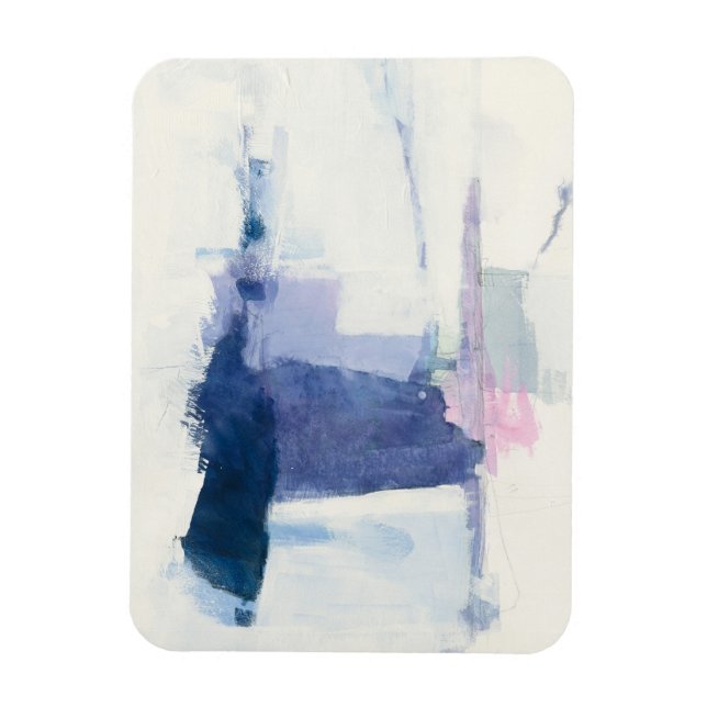 Íman Interlúdio | Abstrato Azul (Vertical)