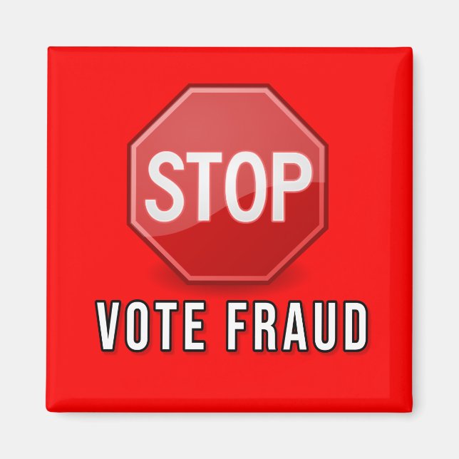 Íman Interromper Fraude De Votação (Frente)