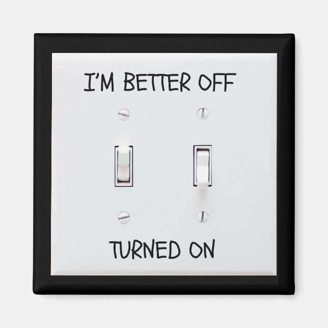Íman Interruptor De Luz Engraçado Ligado Ao Magnet (Frente)