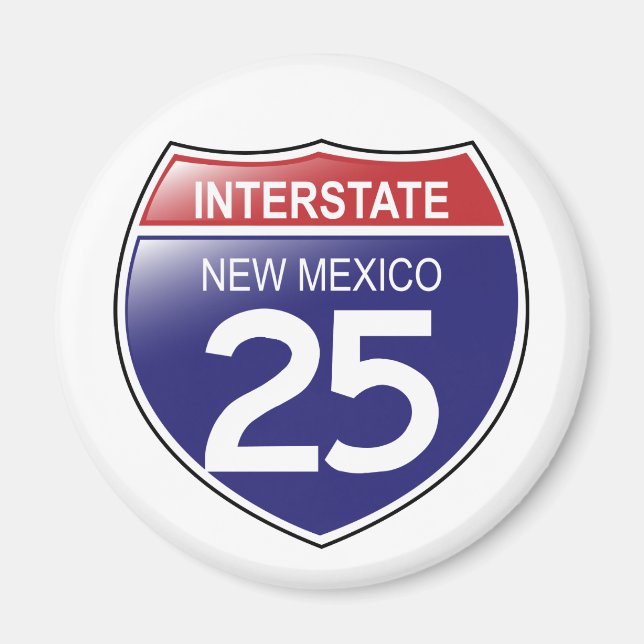 Íman Interstate 25 no Novo México (Frente)