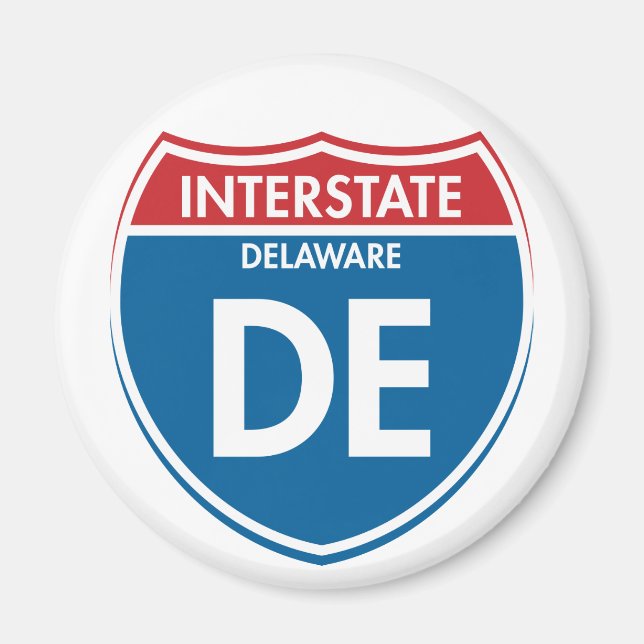 Íman Interstate Delaware DE (Frente)