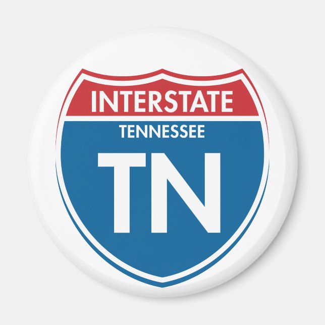 Íman Interstate Tennessee TN (Frente)