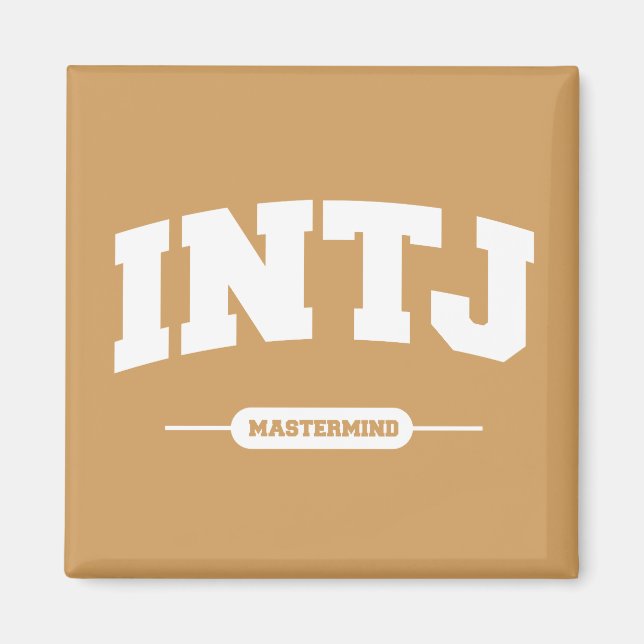 Íman INTJ - Masterhead - Estilo Universitário (Frente)