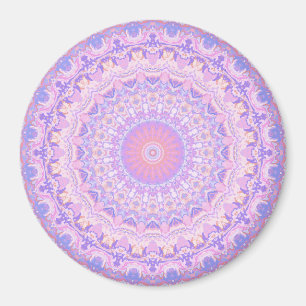 Íman Intricate Trippy Colorate Boho Mandala