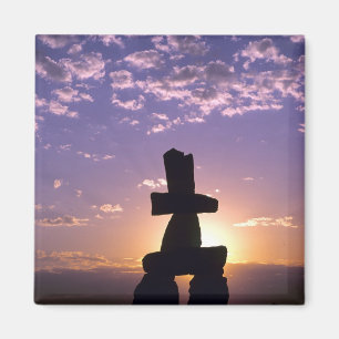 Íman Inukshuk Territórios do Noroeste, Canadá