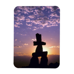 Íman Inukshuk Territórios do Noroeste, Canadá
