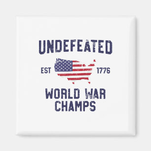 Íman Invencível Campeões Da Guerra Mundial T Camisa 4 D