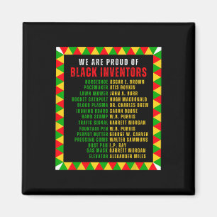 Íman Inventores Negros História Negra Orgulhosa Mês Raí