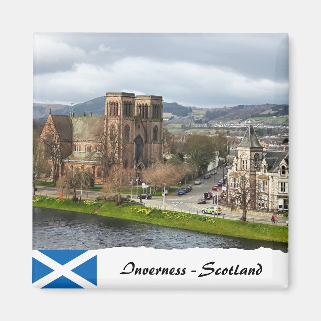 Íman Inverness Magnet, Scottish Highlands, Scotland (Frente)