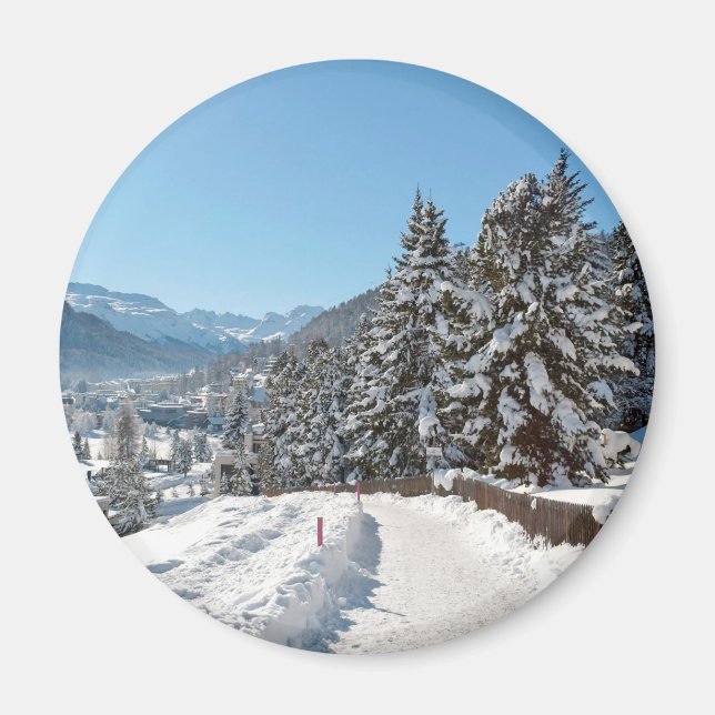 Íman Inverno em St. Moritz (Frente)