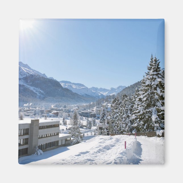 Íman Inverno em St. Moritz (Frente)
