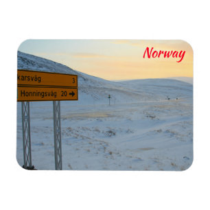 Íman inverno na Noruega
